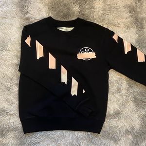 Off white black sweatshirt